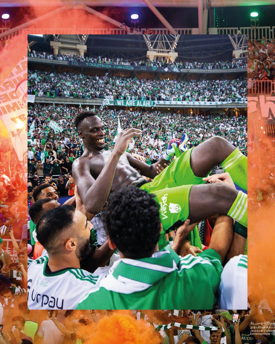 edou_mendy_'s tweet photo. 🙏🏾🇸🇦 I am proud of this first season in Saudi Arabia where I discovered a competitive league @SPL

To all the fans of @ALAHLI_FC thank you / شكرًا for your unwavering support and for the incredible atmosphere you create at every match. Your passion drives us to give our best 💚 https://t.co/GxPOl7eDQq