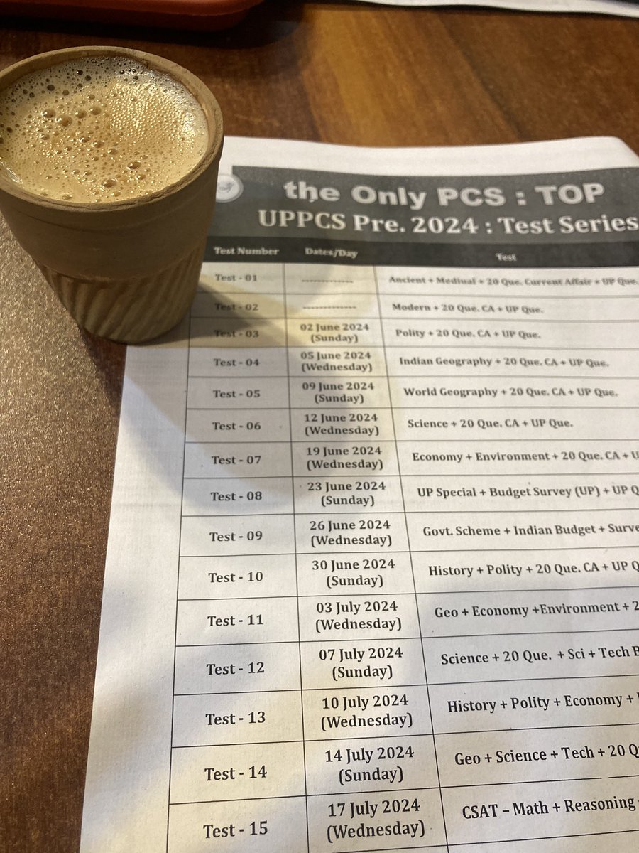 abhishek33c's tweet photo. चाय के साथ टेस्ट के शेड्यूल पे चर्चा 

 #uppcs #uppsc #prelims #mains #Mentorship #theonlypcs #TOP https://t.co/zJhE0S5met