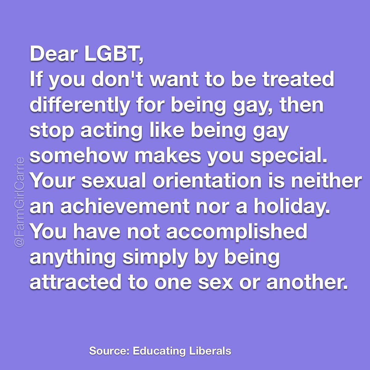 FarmGirlCarrie's tweet image. Do you agree?