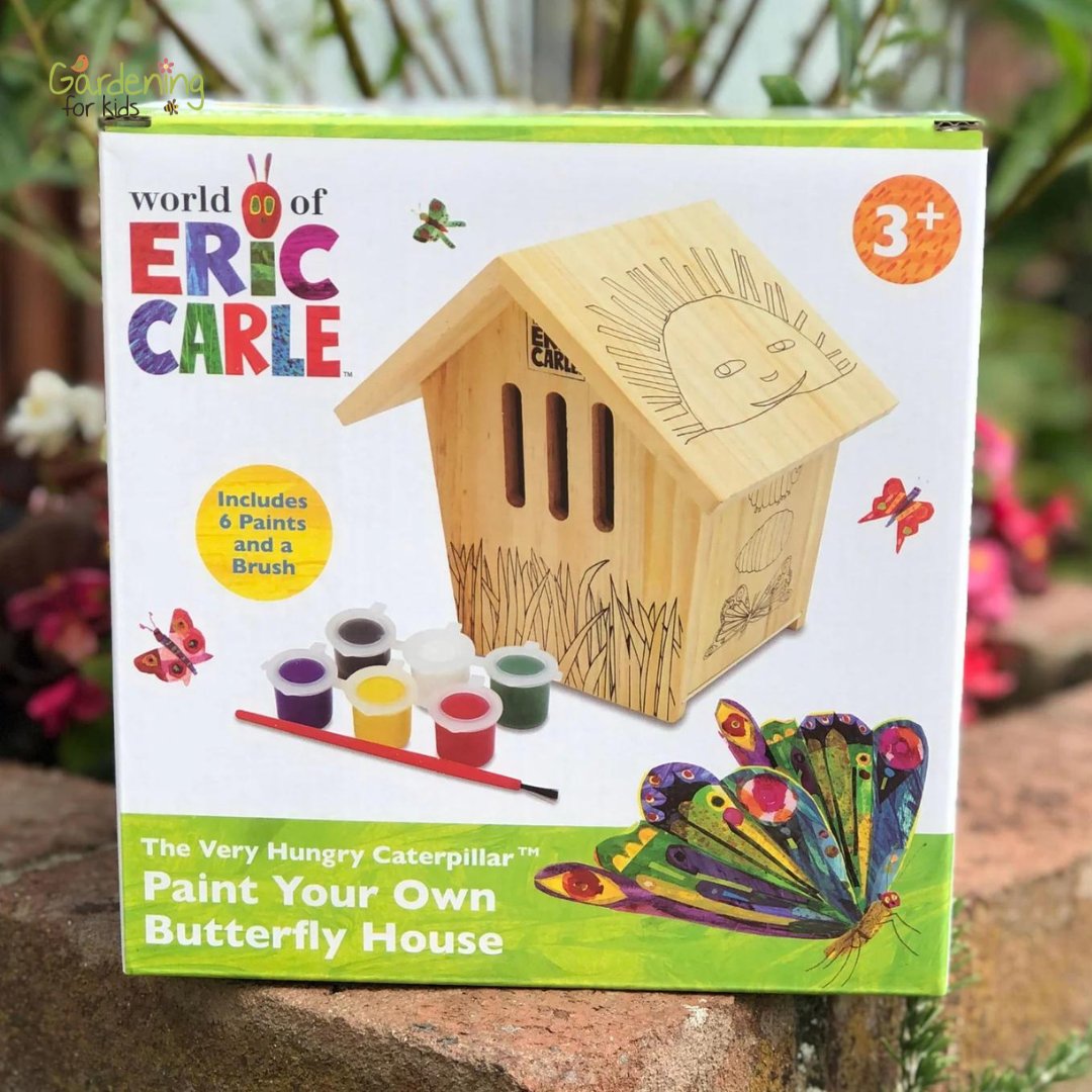 Let your little naturalist get creative with this lovely kit featuring the very hungry caterpillar.  Encourage beautiful butterflies into your garden and they will help pollinate your garden flowers. 

👉 gardeningforkids.co.uk/products/very-…

#VeryHungryCaterpillar #GardeningForKids