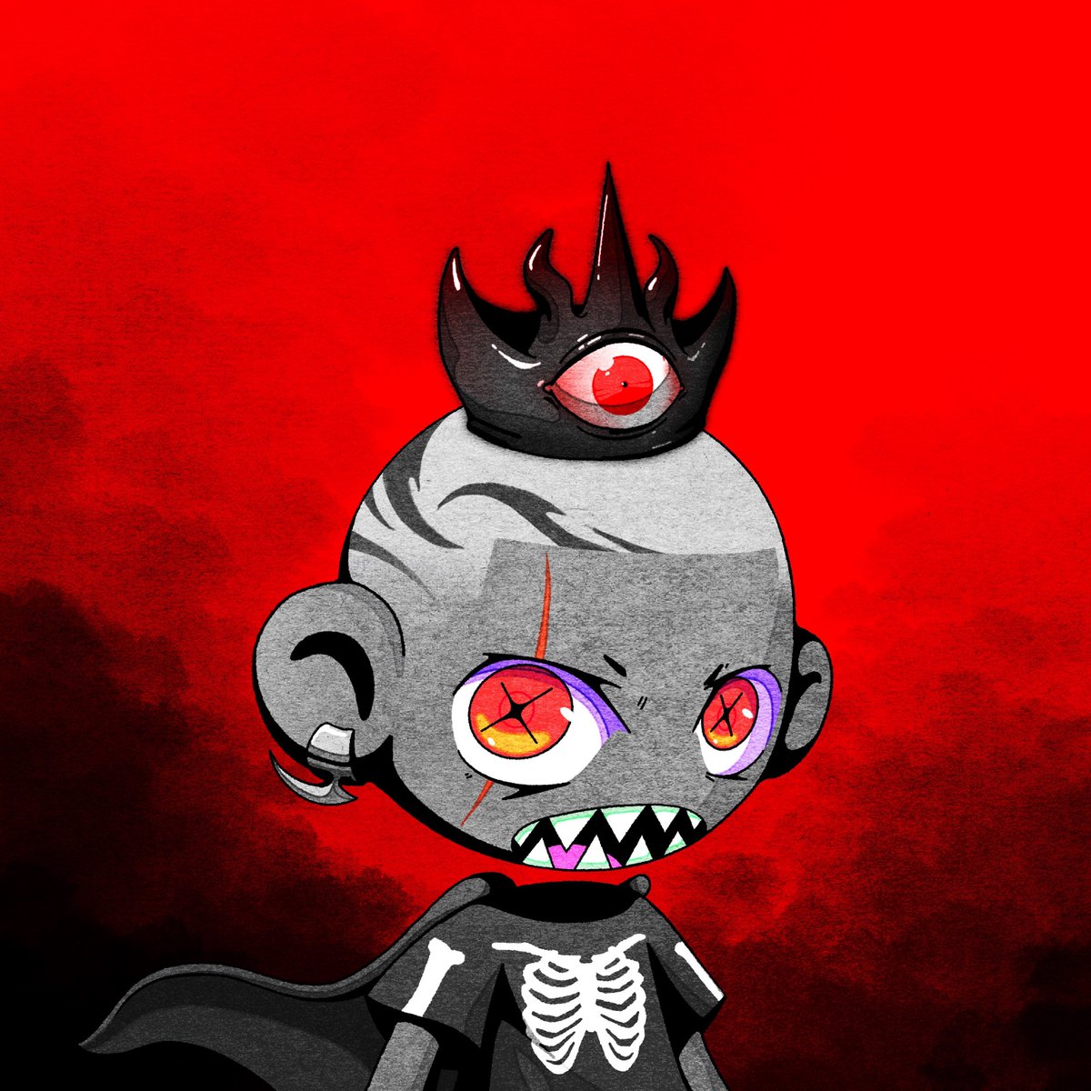 Congratulations to our first
SURVIVE THE JUDGE CHAMPION 👁️🩸 … @EGT_FLOW!!

The competition was fierce but with customization skills like that, EGT was able to escape even The Judge’s judgement 😮‍💨

Thank you to our finalist, participants and voters !
More customization contests