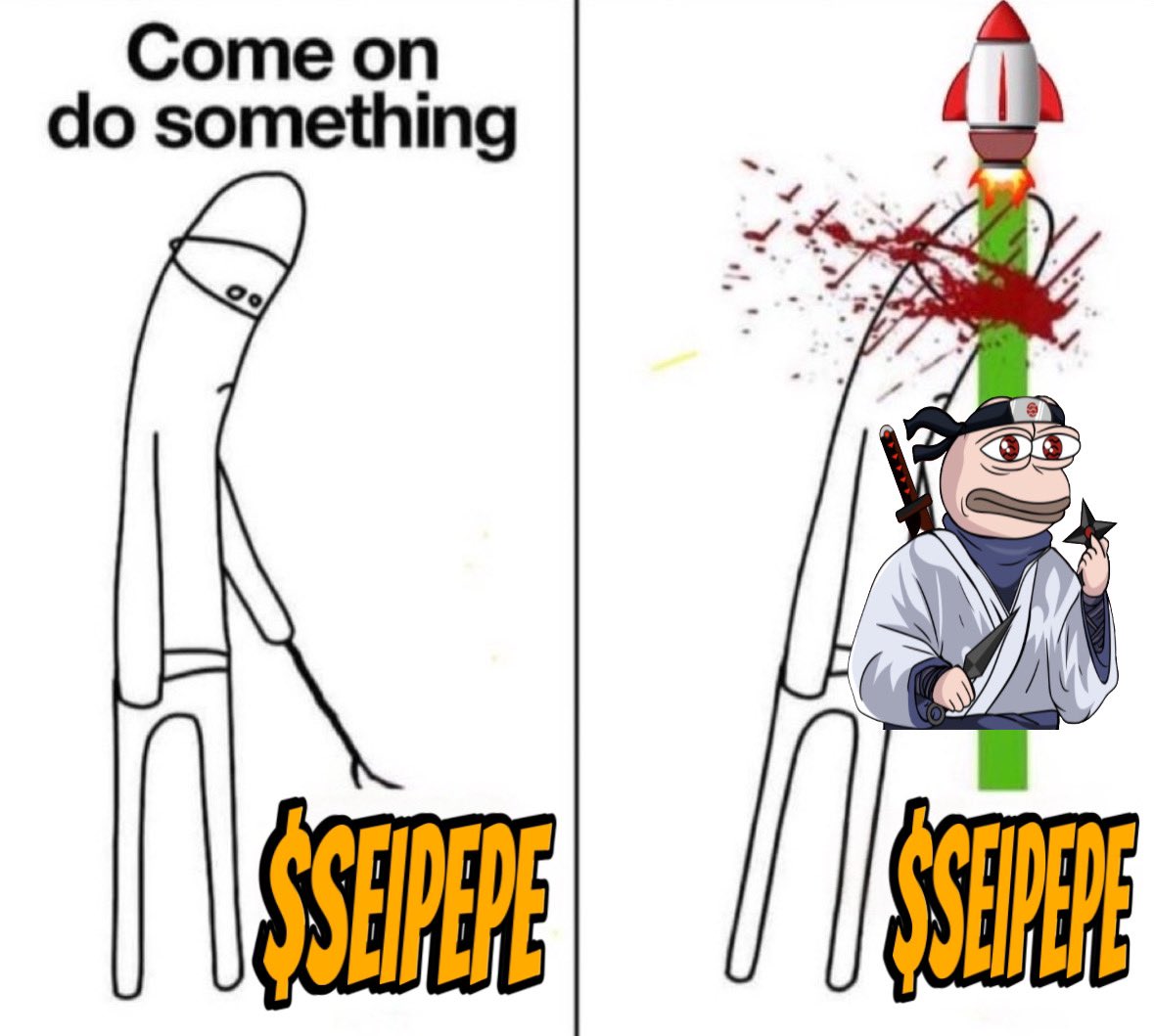 Hold, build and vibe🐸💨 thats our spirit at #SEIPEPE🔴

We ready too take off on #SEIV2 

#SEI $SEI