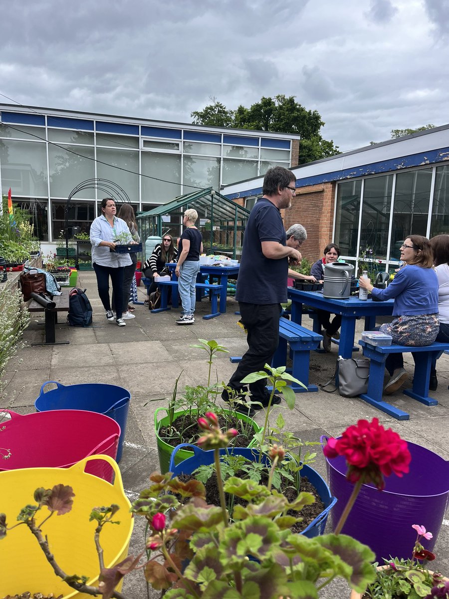 Fantastic day of updates, CPD &amp; wellbeing at our annual whole Trust conference. 

Delighted to welcome @AdeleBatesZ as keynote sharing strategies to connect with colleagues &amp; students. 

Thanks to leaders of yoga, rounders, wind-chime making &amp; gardening. See you again next year!