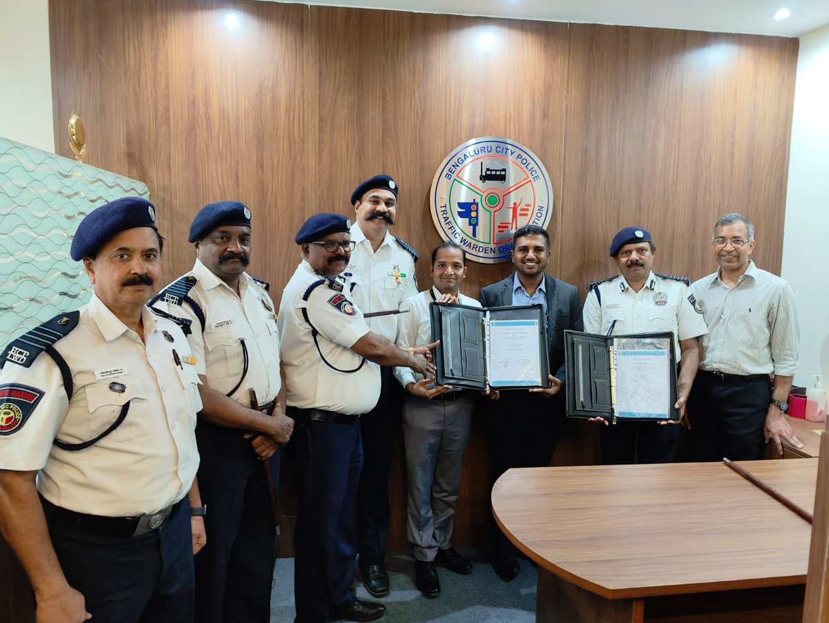Excited to announce an MOU with <a href="/MapmyIndia/">MapmyIndia</a> to use their Work Mate App for recording our Wardens' duty hours. It will enhance efficiency &amp; tracking, ensuring better management. It streamlines the process with real-time data, improving overall operational effectiveness. <a href="/mappls/">Mappls</a>