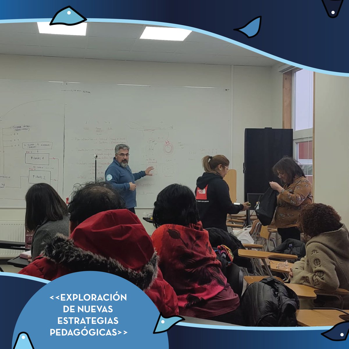 Durante nuestras sesiones de cada viernes por la tarde, trabajamos en conjunto entre profesores y académicos,  para poder experimentar con diferentes metodologías de enseñanza✨✨. Registro del viernes 31 de mayo, en nuestra sesión LabAp.