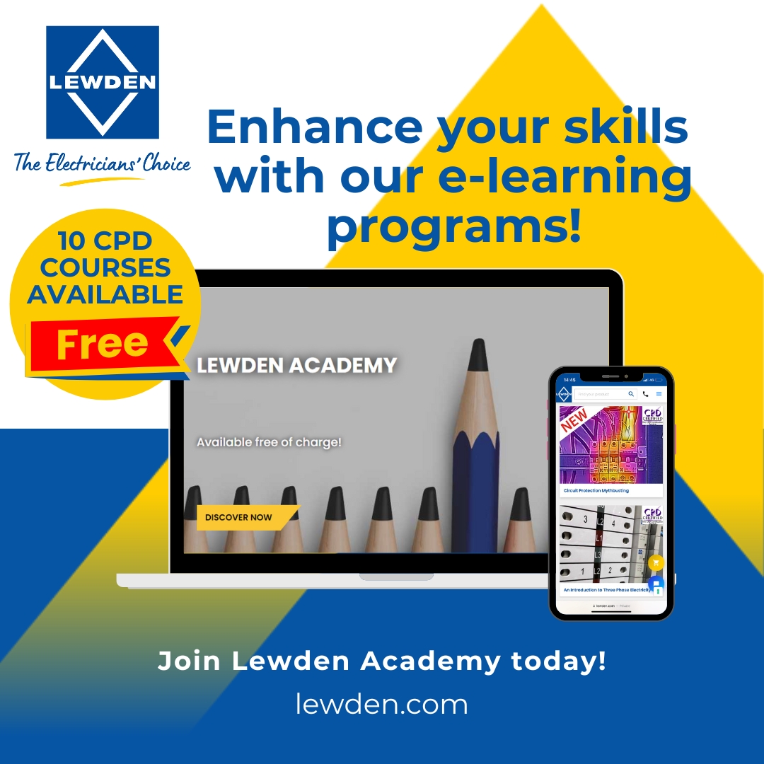 Lewden_Elec's tweet image. Elevate your electrical skills with our free CPD-accredited courses! Perfect for apprentices and pros. Learn about Lewden products, ensure safety compliance, and advance your career. Enrol today! 💡🔧  lewden.com/lewden-academy 

#CPD #ElectricalTraining #electricalapprentice