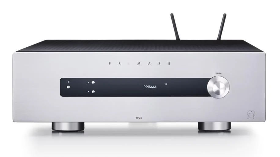 AVForums's tweet photo. Swedish audio specialist Primare’s latest offering, the SP25 Prisma preamp/processor, is set to continue its world tour as it finally reaches UK shores later this month, offering up 11 channels with #DolbyAtmos and DTS:X, along with #DiracLive.
https://t.co/453Lv9HDFc
#HomeCinema https://t.co/dmaYsDqZmR