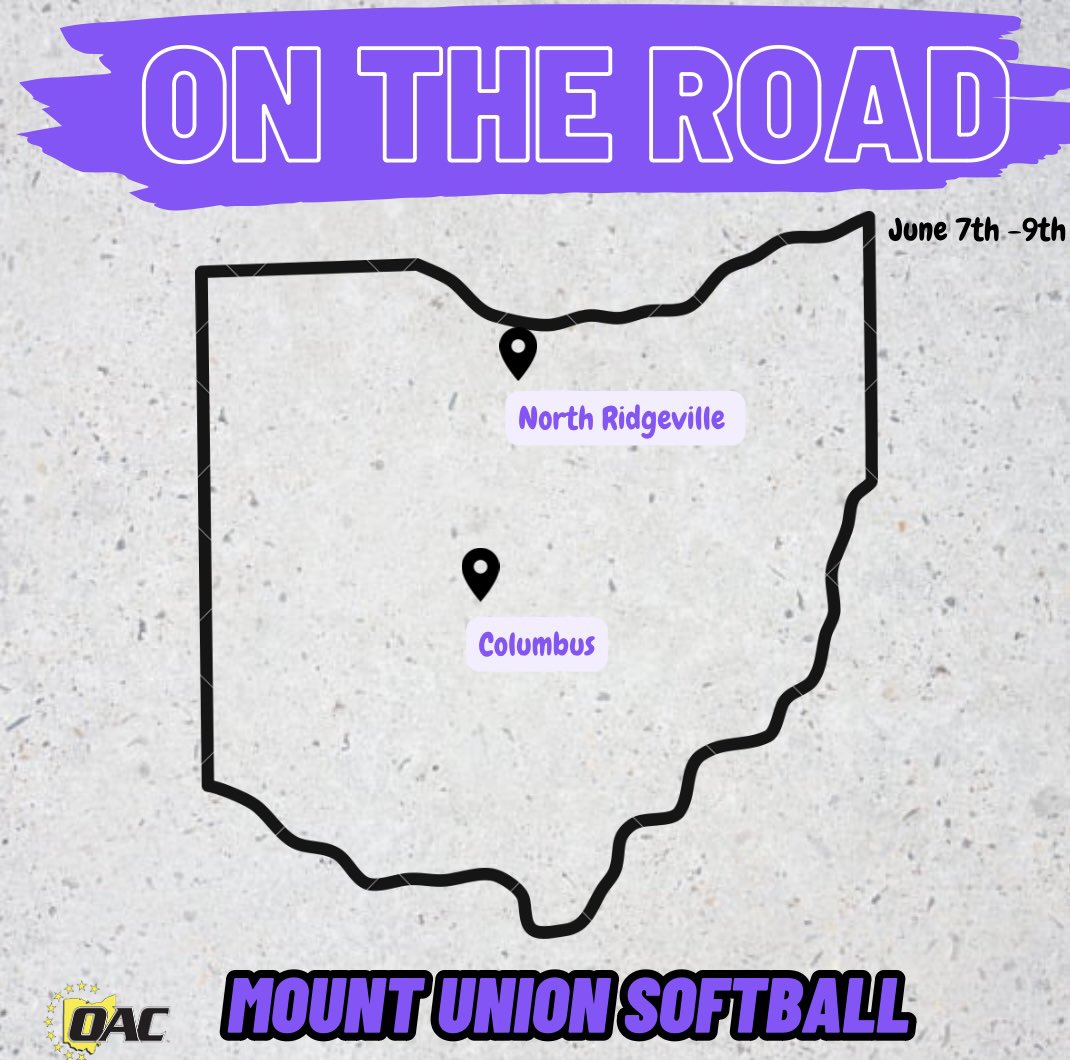 We will be hitting the road this weekend to find some future raiders🤩💜drop your schedules or email them to cookjk@mountunion.edu

See you there 👀