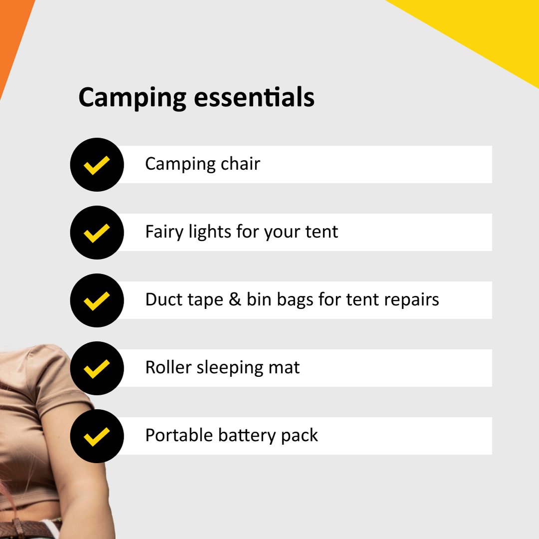 CollectPlus's tweet image. Glastonbury packing made easy with Collect+! 🎪✨ Check out our ultimate festival packing list and don't forget, you can Click &amp;amp; Collect all your essentials at your local Collect+ store. #Glastonbury2024 #FestivalPacking #ClickAndCollect