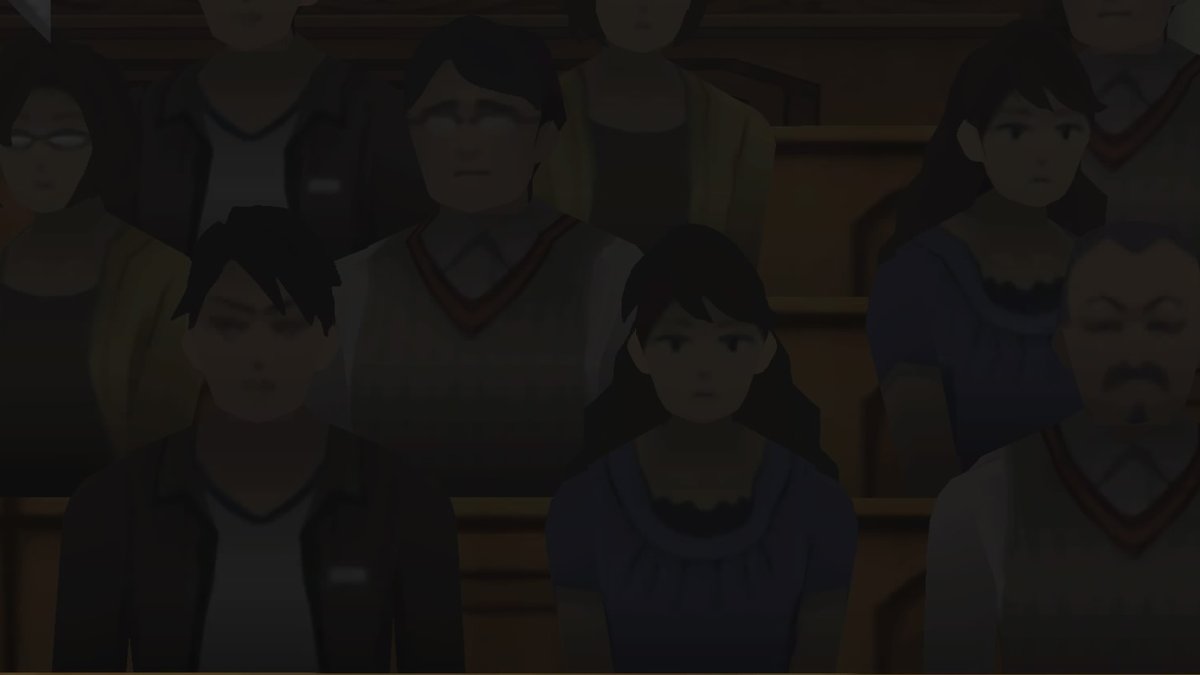 aceattorneygame's tweet photo. I hope the people watching from the court gallery are living their best lives 😊 https://t.co/7JU81S9Ygz