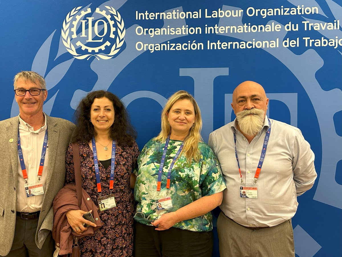 PSIglobalunion's tweet photo. As the #ILC2024 discussions open today, many of our affiliates are present for the discussions on #Care and #BioHazards. https://t.co/cnkpLoizJG
