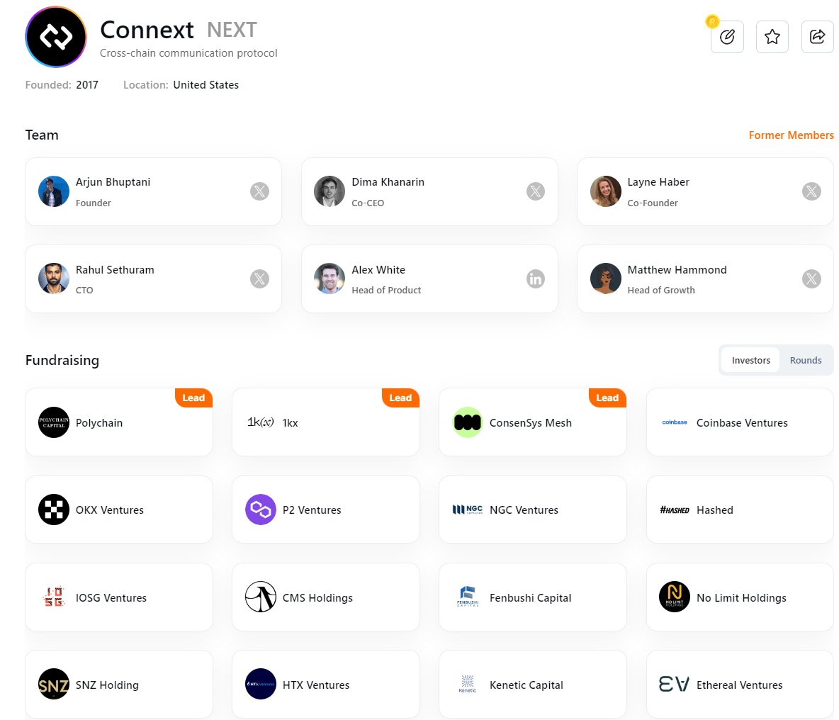 Rocky_Bitcoin's tweet image. 链抽象一直是我们十分关注的赛道，当前百链争鸣的时代，我们困在牢笼中：选择正确的网络、桥接资产、获取Gas代币等；彼此碎片化，彼此PVP。用户体验痛苦，链间协同繁琐！

作为一个老牌项目，顶级机构加持(如👇图)，恭喜 #Connext 更名为 #Everclear，引入第一个结算层来解决模块化碎片化的问题。…