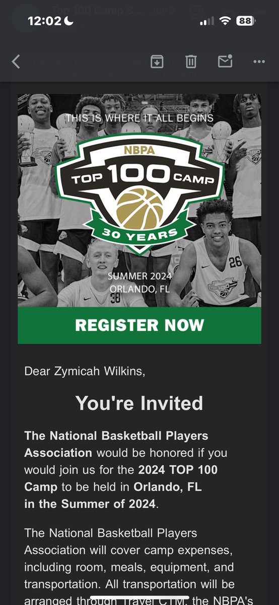 zymicah_wilkins's tweet photo. Extremely grateful for a invite to the NBPA TOP 100 camp https://t.co/Ltx0vsdmxM