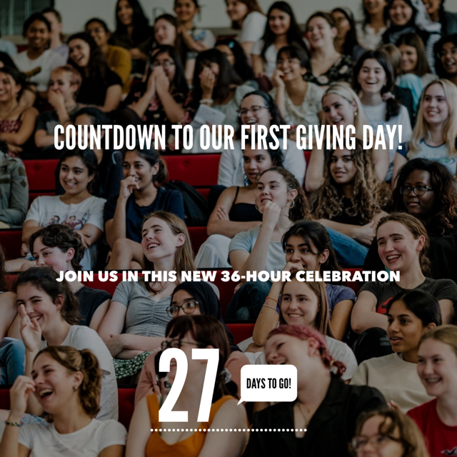 nhehs's tweet photo. ⏰Countdown to Giving Day starts today! 
👀Look out for an email all about it from development@nhehs this afternoon. 
Find out more: 👉https://t.co/6GOe2kHBtd
#NHEHSGivingDay #TransformationalBursaries @GDST https://t.co/lDjbcP7ZHA