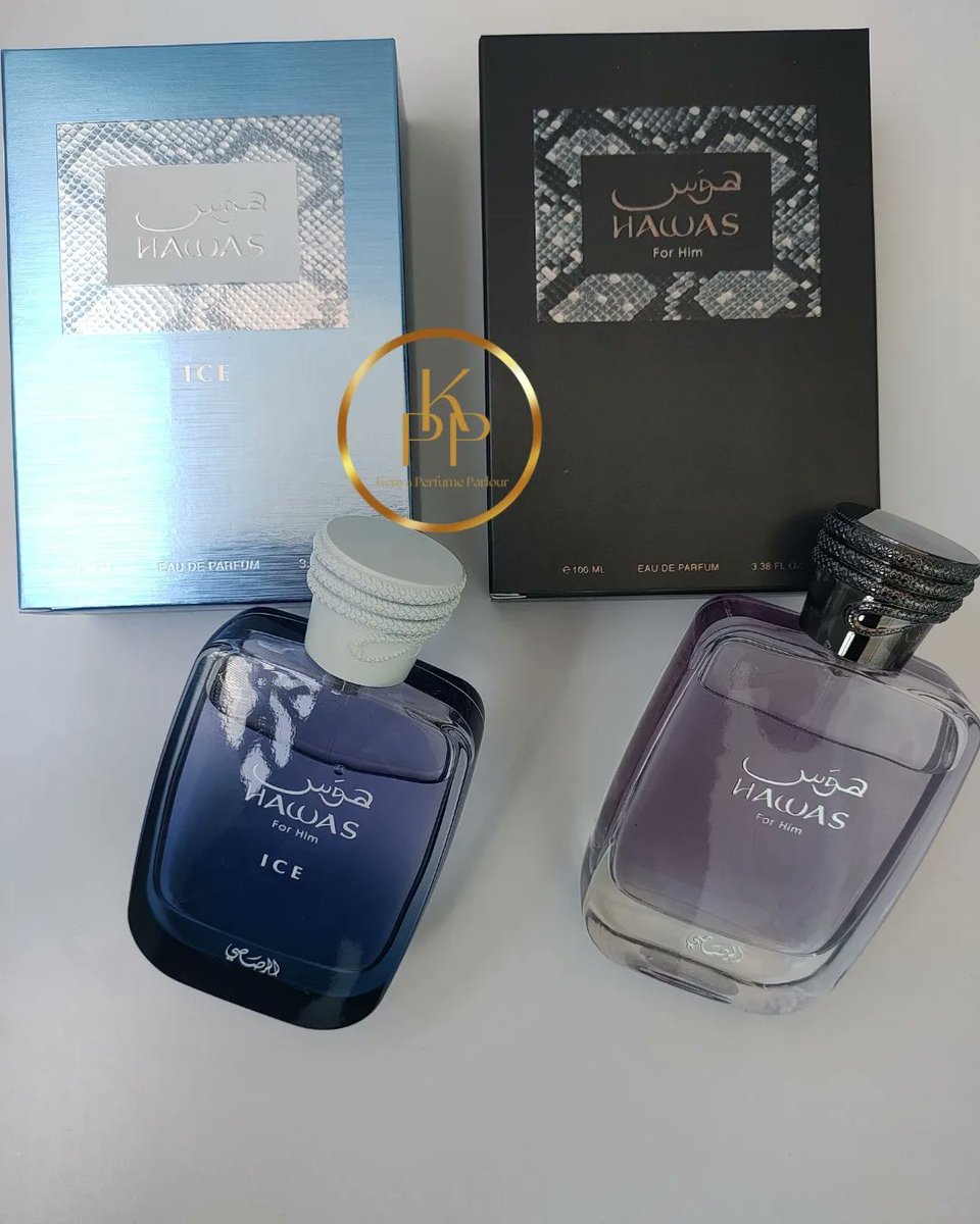 KenyaPerfumes's tweet photo. The Middle Eastern brand of Rasasi presents its premium release of the Hawas series collection. 

Newly launched,Hawas Ice is an Icy flanker interpretation of its predecessor Hawas.  With the fresh sparkling notes,it contrasts Hawas for him that is an aquatic fruity fresh fragrance that blends premium Italian citrus,melon and  cedar wood.

Whether you go for Hawas or Hawas Ice one is ultimately guaranteed to dive into premium aquatic freshness of Icy blue flamboyance.

Price:
Hawas Ice 100ml EDP- KES. 16,700

Hawas 100ml EDP - KES. 13,200

Call/Text /WhatsApp - 0723433035