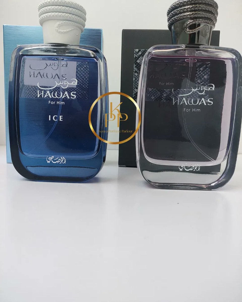 KenyaPerfumes's tweet photo. The Middle Eastern brand of Rasasi presents its premium release of the Hawas series collection. 

Newly launched,Hawas Ice is an Icy flanker interpretation of its predecessor Hawas.  With the fresh sparkling notes,it contrasts Hawas for him that is an aquatic fruity fresh fragrance that blends premium Italian citrus,melon and  cedar wood.

Whether you go for Hawas or Hawas Ice one is ultimately guaranteed to dive into premium aquatic freshness of Icy blue flamboyance.

Price:
Hawas Ice 100ml EDP- KES. 16,700

Hawas 100ml EDP - KES. 13,200

Call/Text /WhatsApp - 0723433035