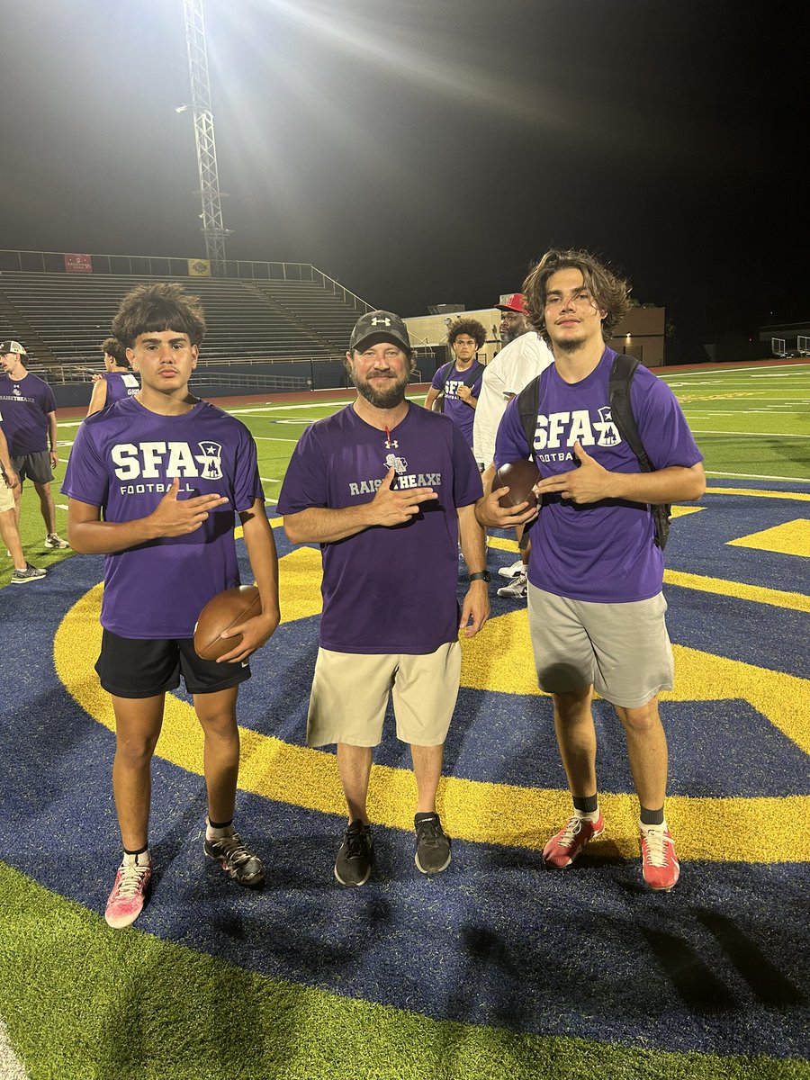 Dallas harrell (@dallash_3) on Twitter photo Had a good time getting better last night <a href="/SFA_Football/">Lumberjack Football</a> thank you <a href="/CoachJMay/">Jared May</a> for having me out. <a href="/SAVeteransFBall/">Veterans Memorial Football™️</a> <a href="/evan99502/">Evan Cantu</a> Had a good time getting better last night <a href="/SFA_Football/">Lumberjack Football</a> thank you <a href="/CoachJMay/">Jared May</a> for having me out. <a href="/SAVeteransFBall/">Veterans Memorial Football™️</a> <a href="/evan99502/">Evan Cantu</a>
