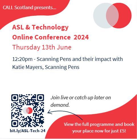 CALLScotland's tweet photo. ASL & Technology 2024 is just 7 days away!
Here's another snapshot of what you can expect in Room 2!
Katie will be sharing their Reader 2 and Exam Reader 2, both Text-to-Speech devices that open up the world of text for your dyslexic learners.
https://t.co/5b3j0B0rFg
#ASLTech24 https://t.co/bgPEGdGsrw