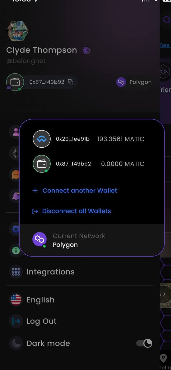 belongnet's tweet photo. Hey Belongers🫶, Please welcome the new Multi Wallet Accounts🙀 - Users now have an option to connect multiple crypto wallets to their profile🌟, allowing for better management of their digital assets. Easily switch between wallets from one central hub🥳 Join https://t.co/FtBvGszJYj #crosschain #tokengating #cryptowallet