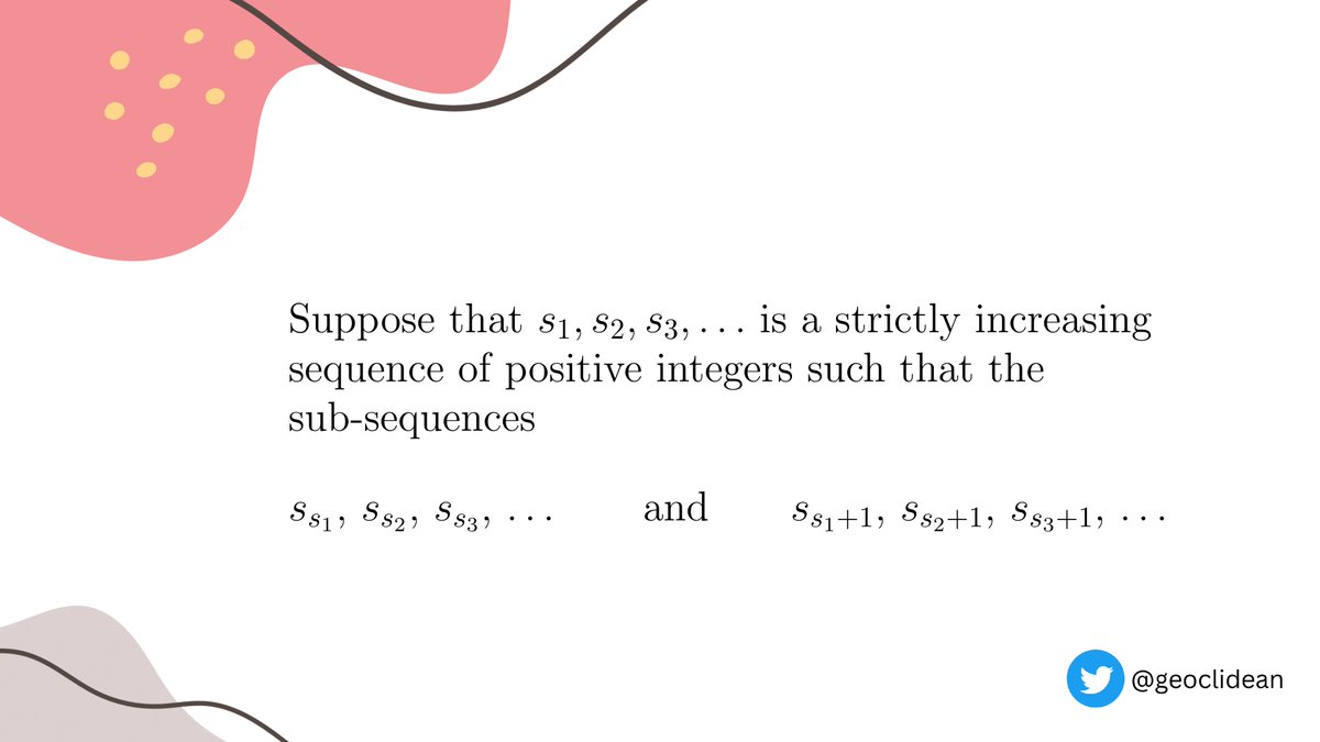 geoclidean's tweet photo. IMO 2009, Problem 3
#Function #ArithmeticSequence #IMO #IMO2009 #IMOShortlist https://t.co/SSZK5PLYjV