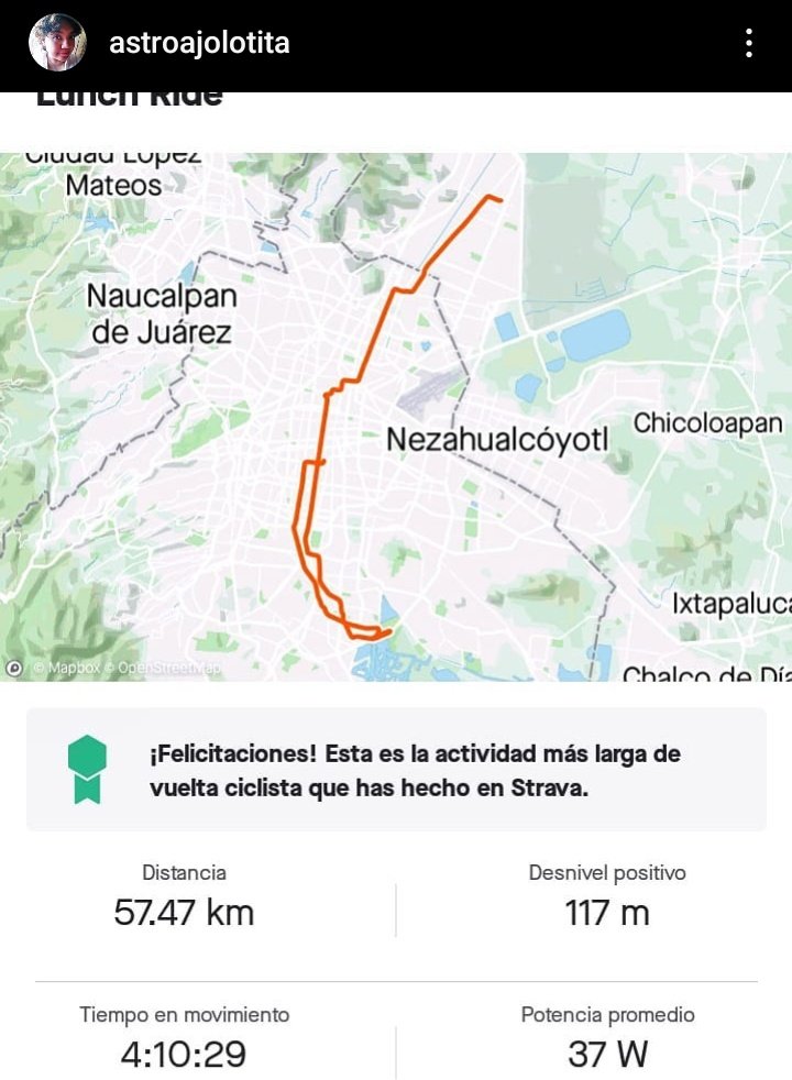 Astraxolotlgirl's tweet photo. Piernotas para que las tengo 🤟🏼❤️ gracias por enseñarme a ir más allá de mi zona de confort @ratondeciudadmx
#DíaMundialdelaBicicleta #diainternacionaldelabicicleta #bicicleta #bicycle #rothar #mexico #ecatepec a #xochimilco https://t.co/w6dZhrRhcJ