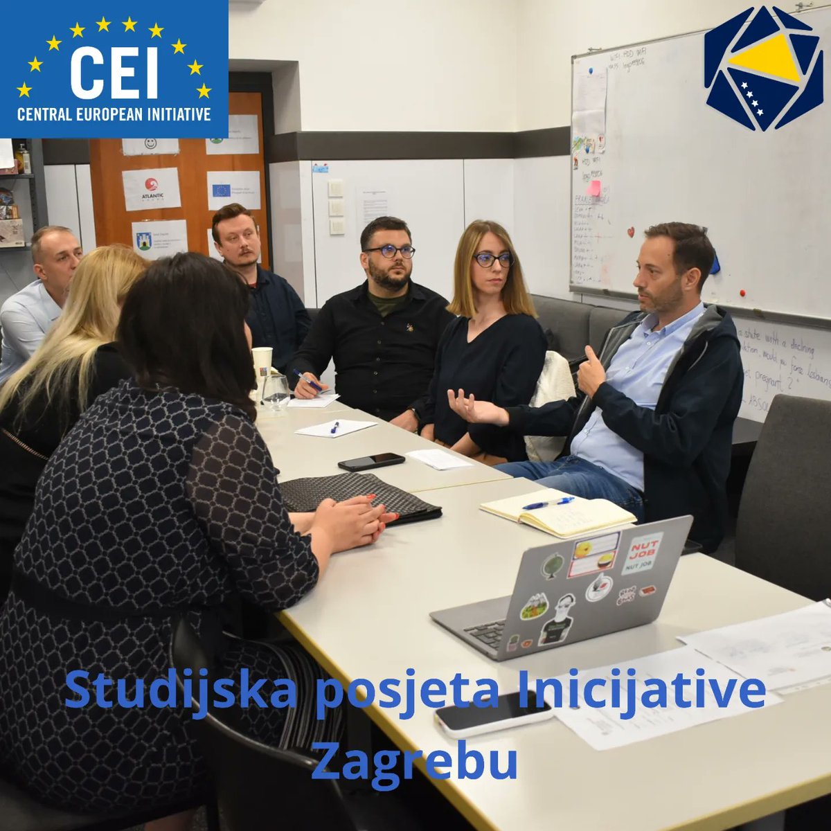 EUmonitoringBiH's tweet photo. Inicijativa za monitoring evropskih integracija BiH 🇧🇦 se trenutno nalazi u Zagrebu u sklopu studijske posjete institucijama i organizacijama u 🇭🇷 koje se kroz svoj rade bave pitanjima zaštite podataka kao i primjeni GDPR-a: Opće uredbe o zaštiti podataka. 🔒🇪🇺 https://t.co/9dMoOGHSDK