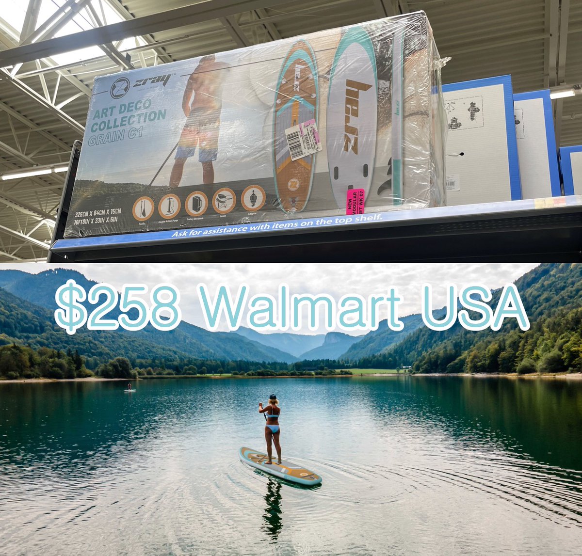 HyPoint3's tweet photo. NEW ZRAY GRAIN 10'8" SUP $258 AT WALMART USA - IN-STORE ONLY
https://t.co/HQc48mmFM8 @Walmart #zraysup #paddleboarding #paddleboard #paddleboardadventure #walmart #walmartpaddleboard #SUP #Zray #zraysports #hypoint3 https://t.co/UfyJuo4wFN