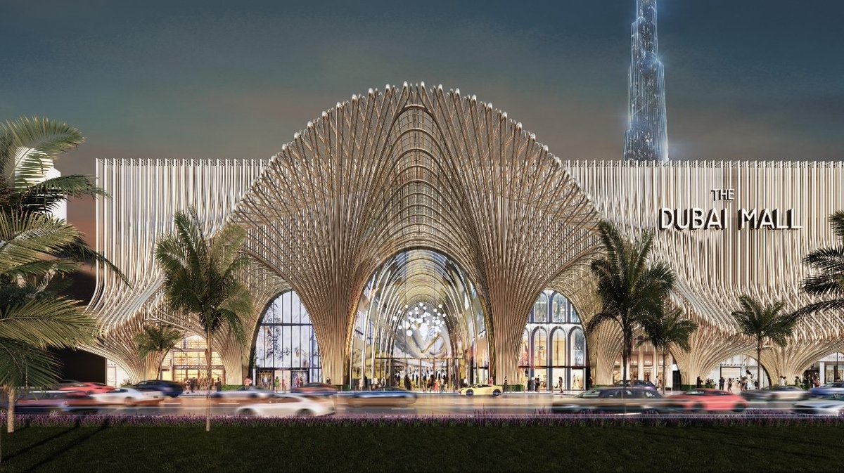 The world's biggest mall is growing. @emaardubai is spending $400m on adding 240 stores to the 1,200 at @TheDubaiMall. The mall is home to a high-tech theme park, a @KidZania and a huge aquarium. Emaar also runs Intamin's Storm Force coaster so there may be more rides to come