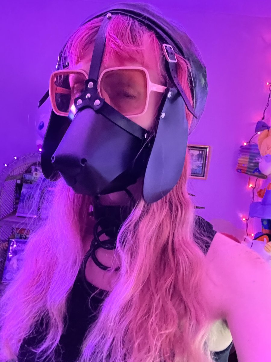 GwynnStellar's tweet photo. Wore my new puppy girl mask for queerbomb. Had a lot of fun!! https://t.co/LMU2rPUkow