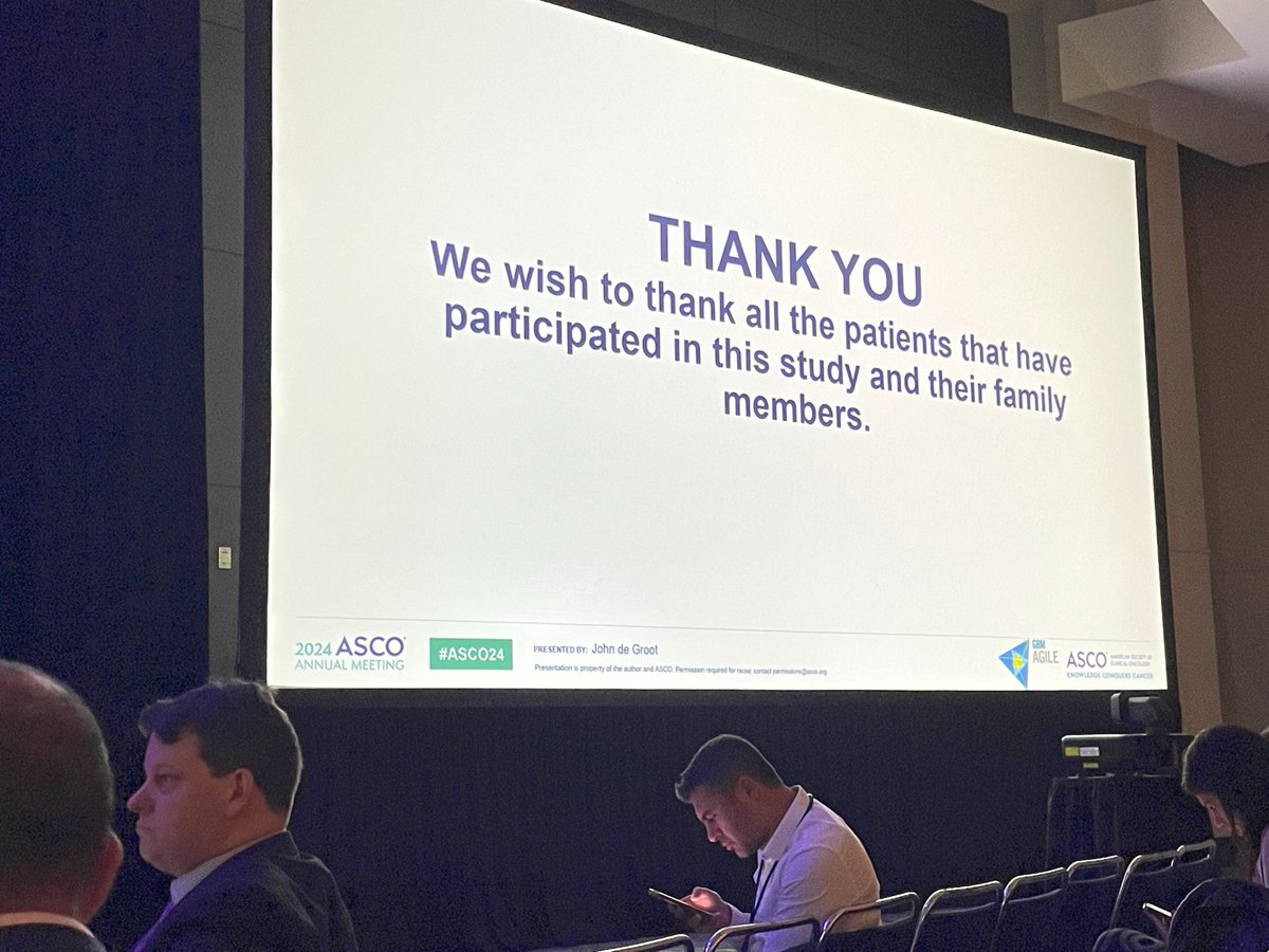 Global Coalition for Adaptive Research (@gcaresearch) on Twitter photo Dr. <a href="/J_deGrootMD/">John de Groot, MD</a>, Chief of Neuro-Oncology at <a href="/UCSF/">UC San Francisco</a>, Arm Co-PI of VAL-083 and GBM AGILE Arm Selection Committee Member presented results of the VAL-083 experimental arm of #GBMAGILE at #ASCO24
Key takeaways-
- GBM AGILE is a global adaptive platform trial designed to rapidly Dr. <a href="/J_deGrootMD/">John de Groot, MD</a>, Chief of Neuro-Oncology at <a href="/UCSF/">UC San Francisco</a>, Arm Co-PI of VAL-083 and GBM AGILE Arm Selection Committee Member presented results of the VAL-083 experimental arm of #GBMAGILE at #ASCO24
Key takeaways-
- GBM AGILE is a global adaptive platform trial designed to rapidly