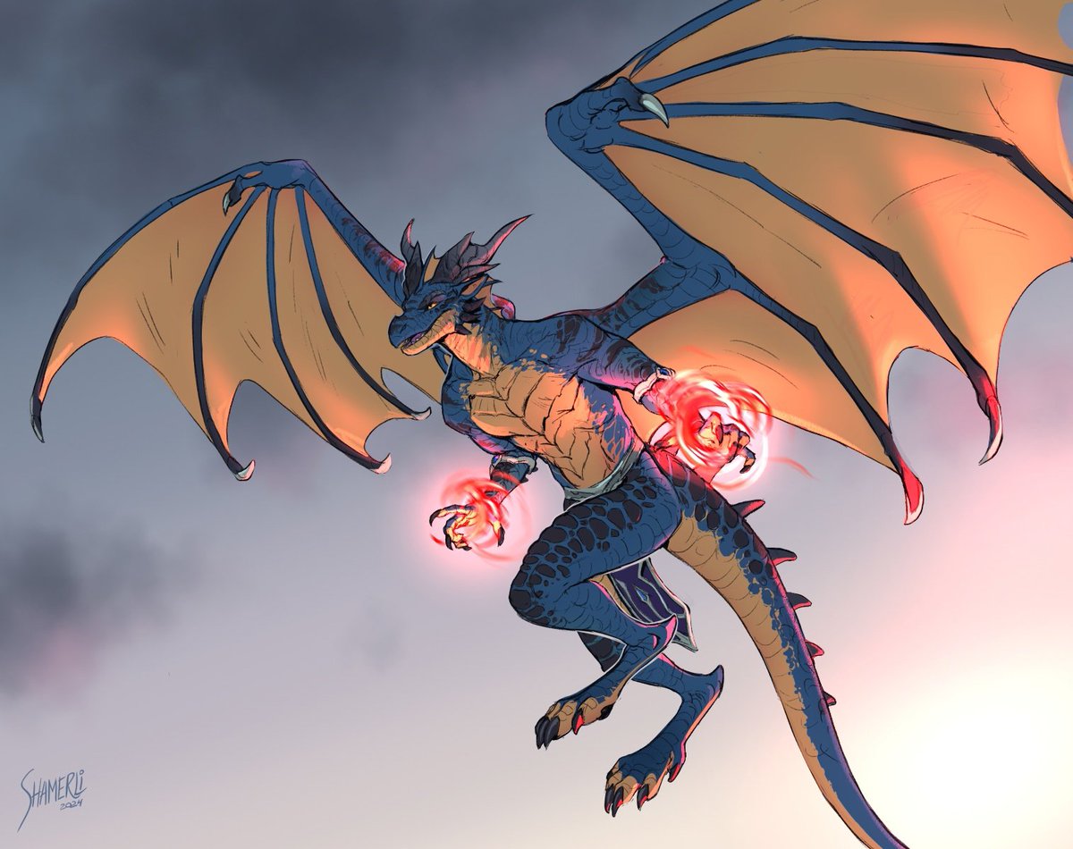 Dracthyr designs are so good aaaaaah

Sketch for @Zarko_E