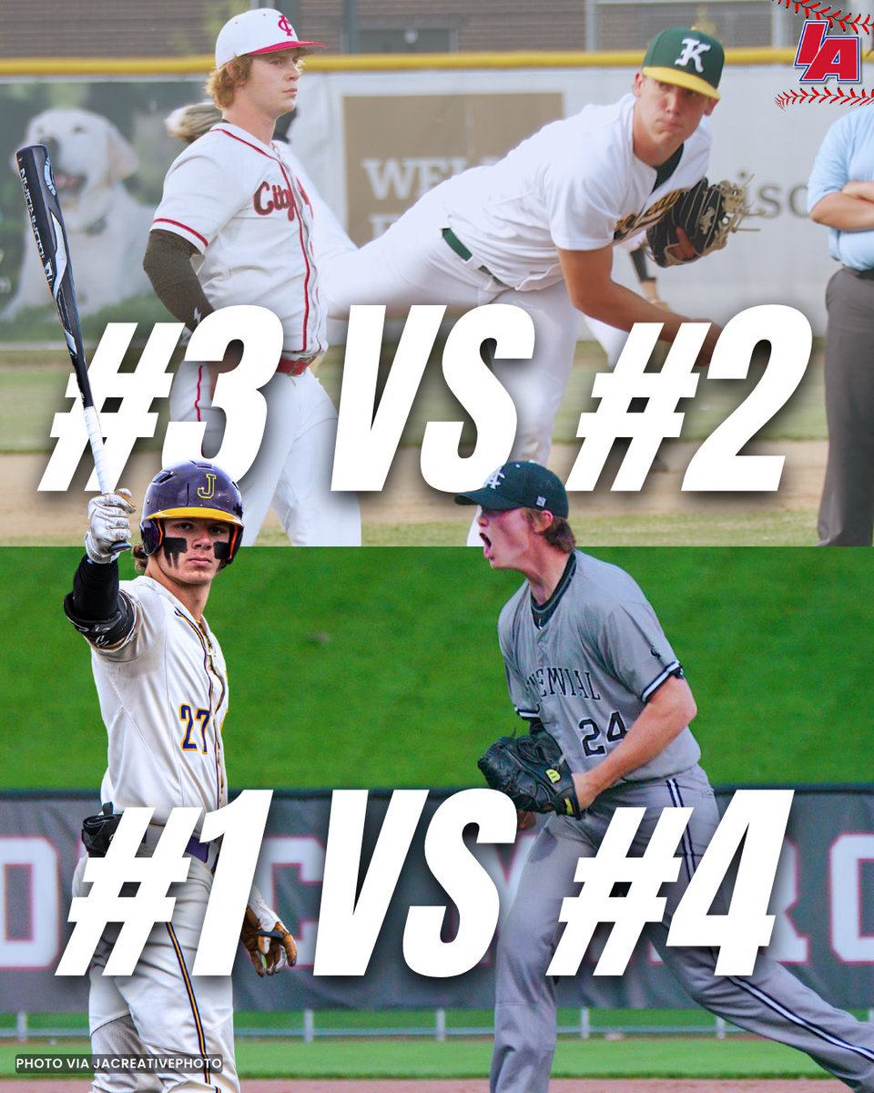 Two MASSIVE Class 4A matchups tonight

🔥 #4 Centennial vs #1 Johnston
🔥 #2 Kennedy vs #3 City High

<a href="/S1lkProds/">Kayd Nissen</a> will be at Kennedy tonight with the 🎥 

#IAbaseball X #iahsbb⚾