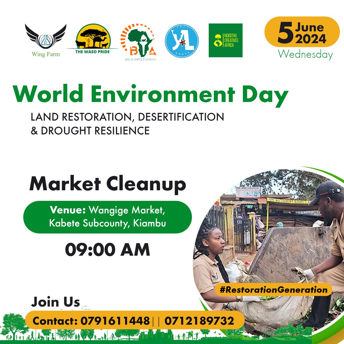 The Waso_pride (@cbowaso) on Twitter photo Join us in celebrating World Environment Day! Let's work together to protect our planet with meaningful activities and initiatives. Your participation can make a difference! @farm_wing @YALIRLCEA <a href="/bold_impact/">Bold Impact Africa</a> <a href="/Ndigithu2023/">Ndigithucreativesafrica</a> Join us in celebrating World Environment Day! Let's work together to protect our planet with meaningful activities and initiatives. Your participation can make a difference! @farm_wing @YALIRLCEA <a href="/bold_impact/">Bold Impact Africa</a> <a href="/Ndigithu2023/">Ndigithucreativesafrica</a>