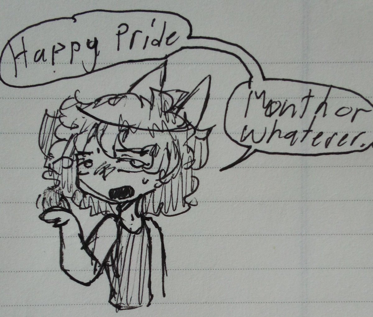 Malhare666's tweet photo. Random notebook sketches I did, lmao- #FNaF #FNAF #aftoncest #sketchbook #mikeliz #prideday #PRIDEMONTHDAY2 https://t.co/TFsgjKpw4I