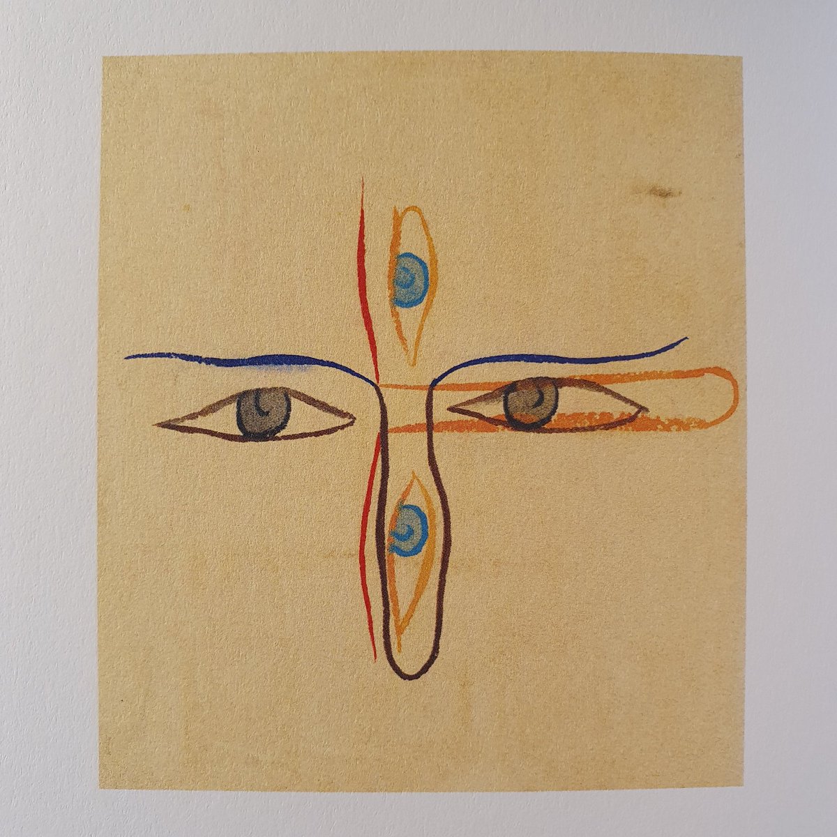 JenniferAAshby's tweet image. This #ModWrite I'm working on my Florentine Mina Loy chapter - thinking about connection, community, &amp;amp; knowing

Image: Ithell Colquhoun, Diagrams of Love: Marriage of Eyes, c. 1940-2 (@amyhale93's recent Colquhoun: Sex Magic @Tate)