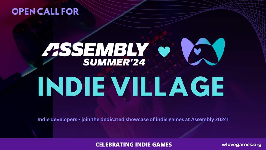 INDIE VILLAGE is coming to <a href="/assemblyparty/">Assembly Party</a> this summer! 🎉🎉🎉

We are delighted to announce a new partnership with Assembly in creating dedicated space for #indiegamedevelopers to showcase their work and engage with their fans! Apply today:
forms.gle/udFuc1PgC6K4kX…