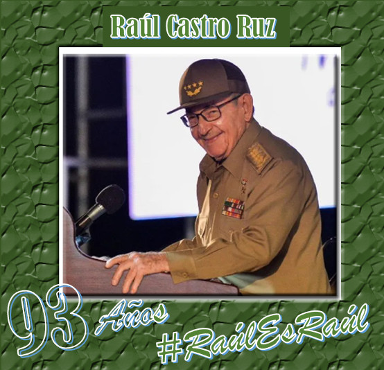 tec_dme_cc's tweet photo. 3 de junio de 1931 nace Raúl Castro Ruz. Gracias por tus enseñanzas y por tu ejemplo. Felicidades Comandante.
#RaúlEsRaúl
#EducaciónCautoCristo
#EducaciónGranma
#CubaMined https://t.co/DGuTygS9CS
