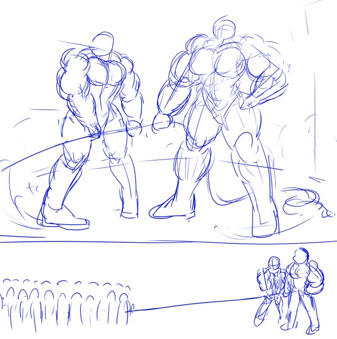 2度目の綱引きシチュ
やはり引っ張ろうとしない(引っ張るまでも無いので) 