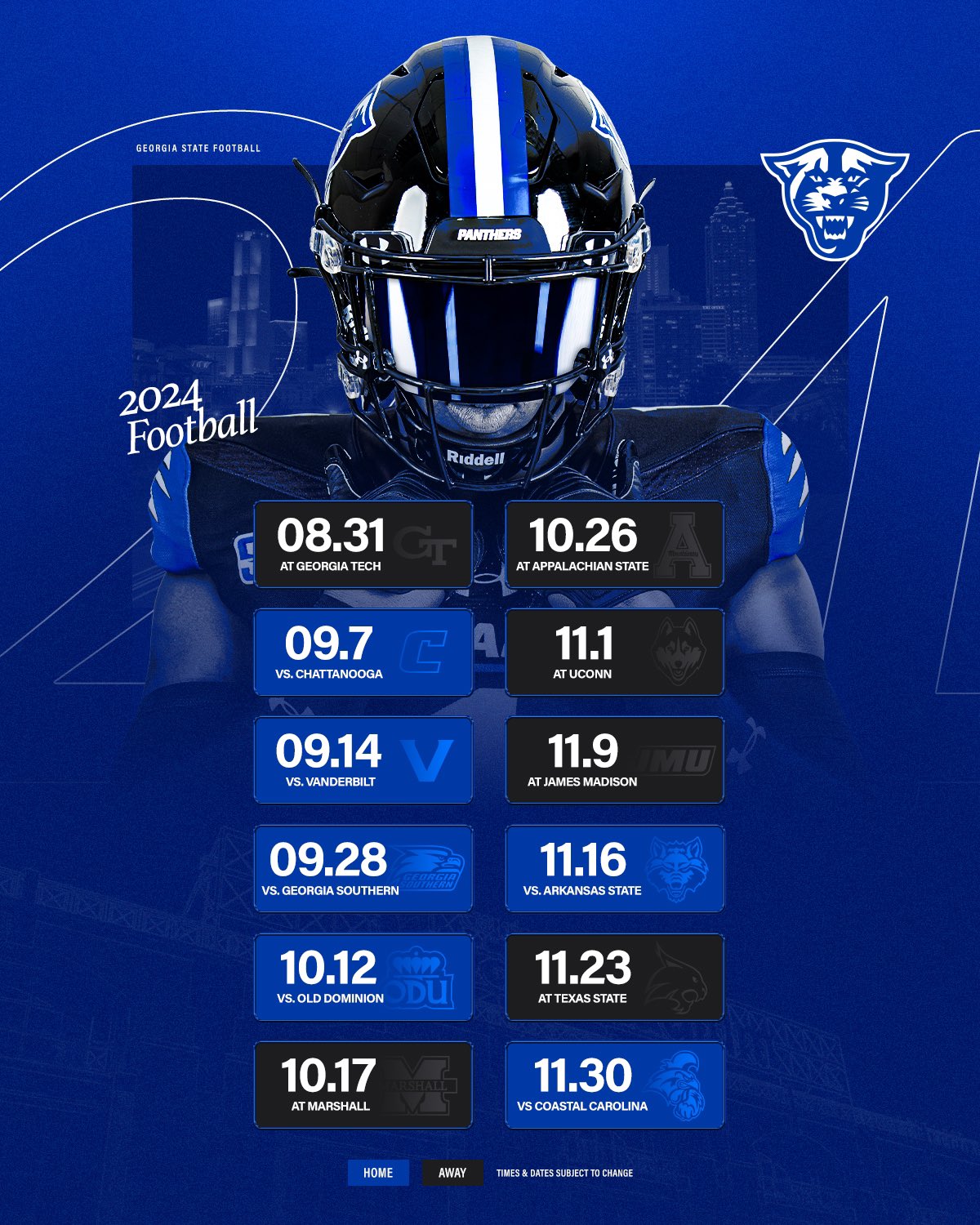 Georgia state football schedule discount