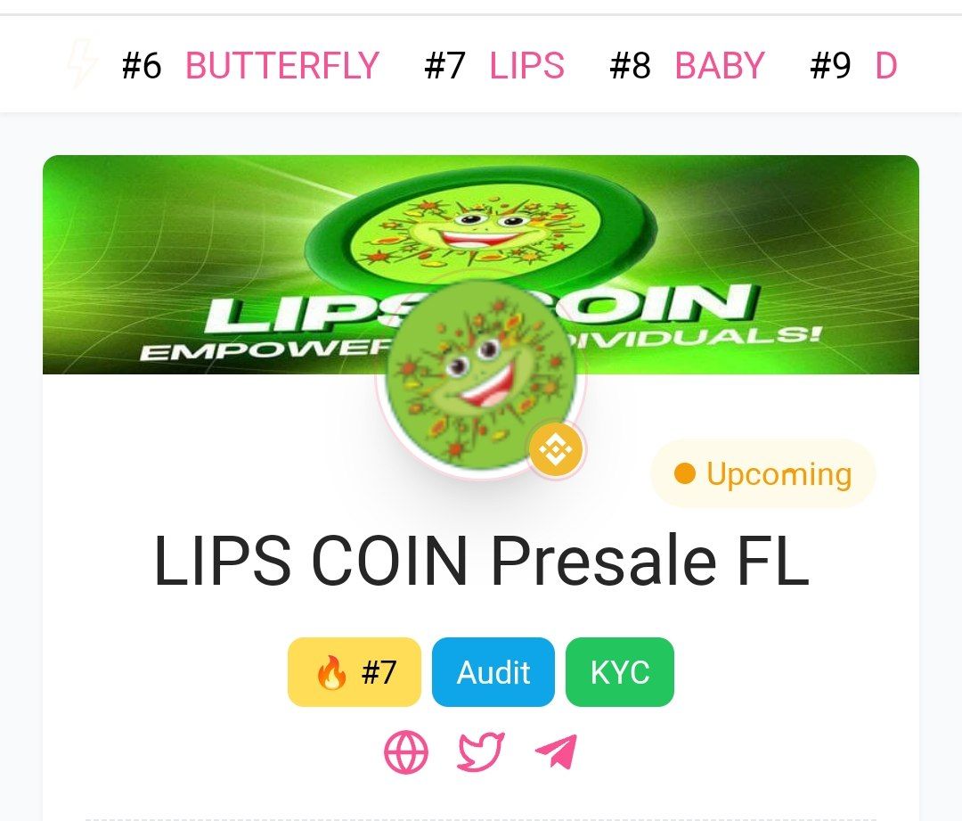 Lips Coin | Presale Soon tweet media