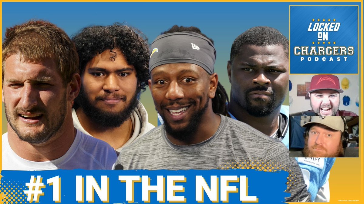 LockedonLAC's tweet photo. 🚨New Show is Live🚨
• Jesse Minter and the Chargers improved EDGE group will lead the NFL in sacks
• Can Joshua Palmer be WR1?
• How long will it take for Jim Harbaugh to turn LA into a Super Bowl contender?
📺: https://t.co/tFCCemGSeq
🎧: https://t.co/XmR0lUjWwC https://t.co/xuVYuy057l