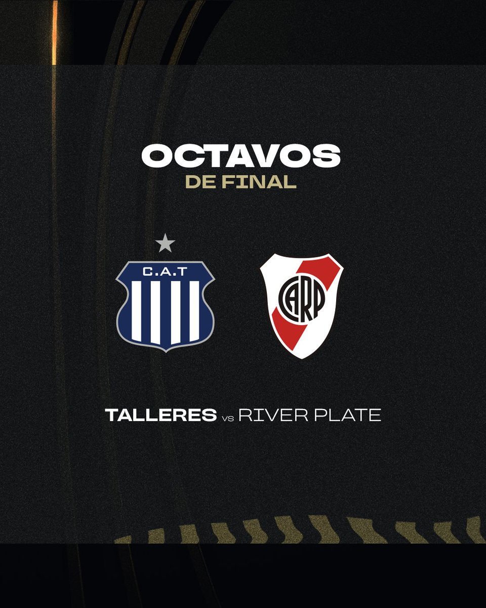 CATalleresdecba's tweet photo. 🏆 #LIBERTADORES: OCTAVOS DE FINAL DEL TORNEO MÁS IMPORTANTE DEL CONTINENTE 

⚽️ Talleres se enfrentará a #RiverPlate por los 8tavos de final de la @Libertadores. 

 🔵⚪️ #VamosTalleres #GloriaEterna🏆 https://t.co/PpQtyP2z3T