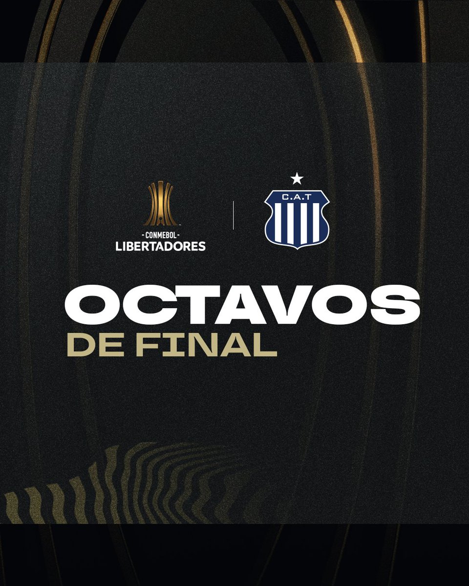 CATalleresdecba's tweet photo. 🏆 #LIBERTADORES: OCTAVOS DE FINAL DEL TORNEO MÁS IMPORTANTE DEL CONTINENTE 

⚽️ Talleres se enfrentará a #RiverPlate por los 8tavos de final de la @Libertadores. 

 🔵⚪️ #VamosTalleres #GloriaEterna🏆 https://t.co/PpQtyP2z3T