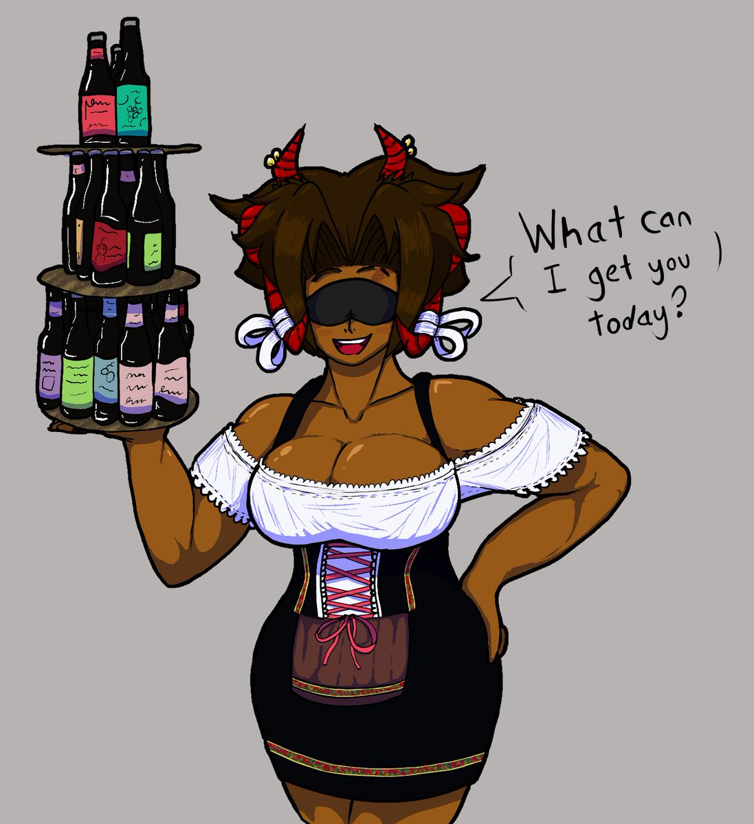 Did you know, before Wish of the West, Anaya use to work as a barmaid? She helped mix and serve drinks to thirsty customers, she was very good at it.

What would you ask for? 🍺