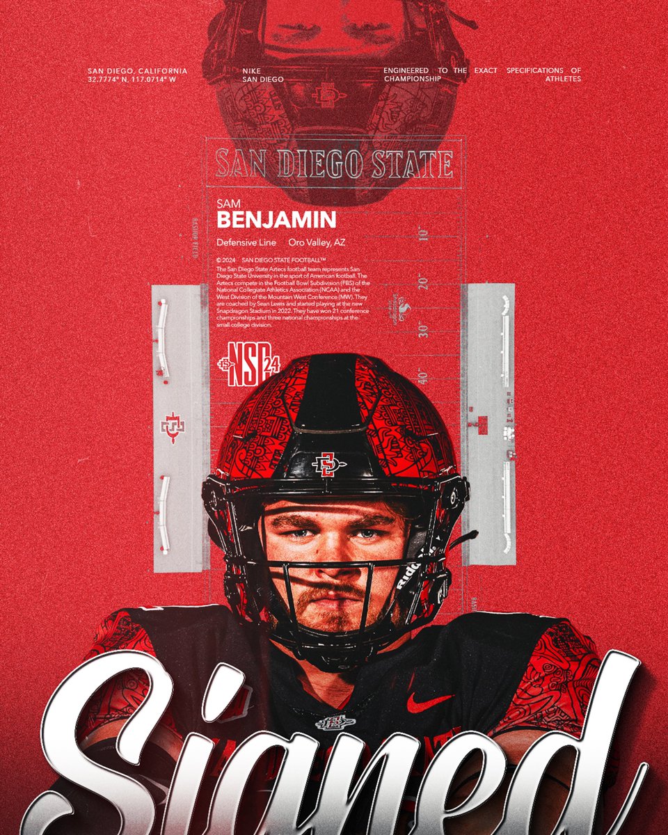 Welcome to The Mesa, <a href="/SamuelB2022/">Samuel Benjamin</a>

🏠 Oro Valley, AZ
🏈 Defensive Line
🏫 Arizona State

#AztecFAST🍢 x #BeTheA1pha🐺