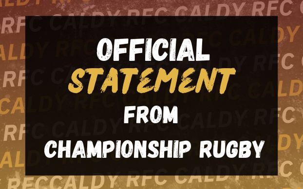 CaldyRFC's tweet photo. OFFICIAL STATEMENT FROM CHAMPIONSHIP RUGBY

Read below the Championship’s stance on the future of our game.

https://t.co/KtEstbC2WG https://t.co/qEvbekzv6M