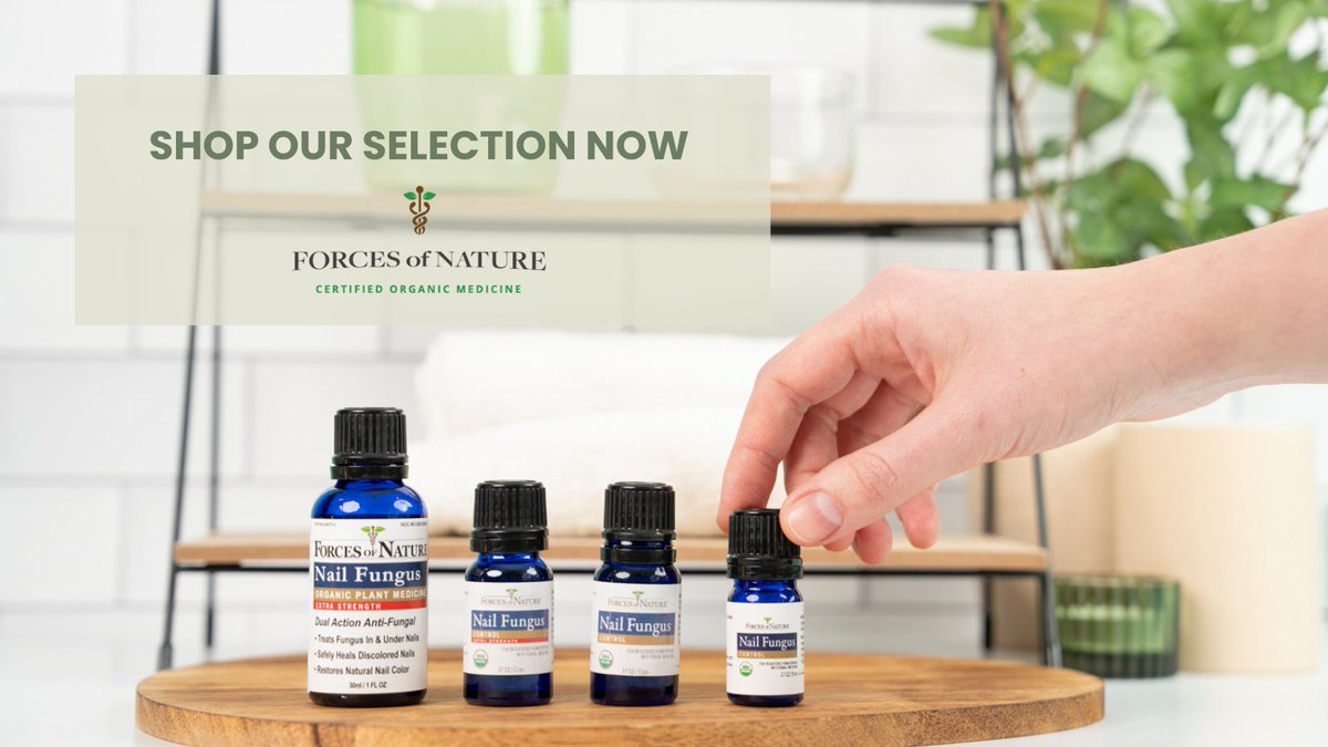 _forcesofnature's tweet photo. Don't hide your toenails this summer! Shop our selection of natural, clinically proven Nail Fungus Control products today!

Visit: https://t.co/AgCD8rHJ3N 

#naturalrelief #painrelief #NaiFungus https://t.co/KTyYAYsulF