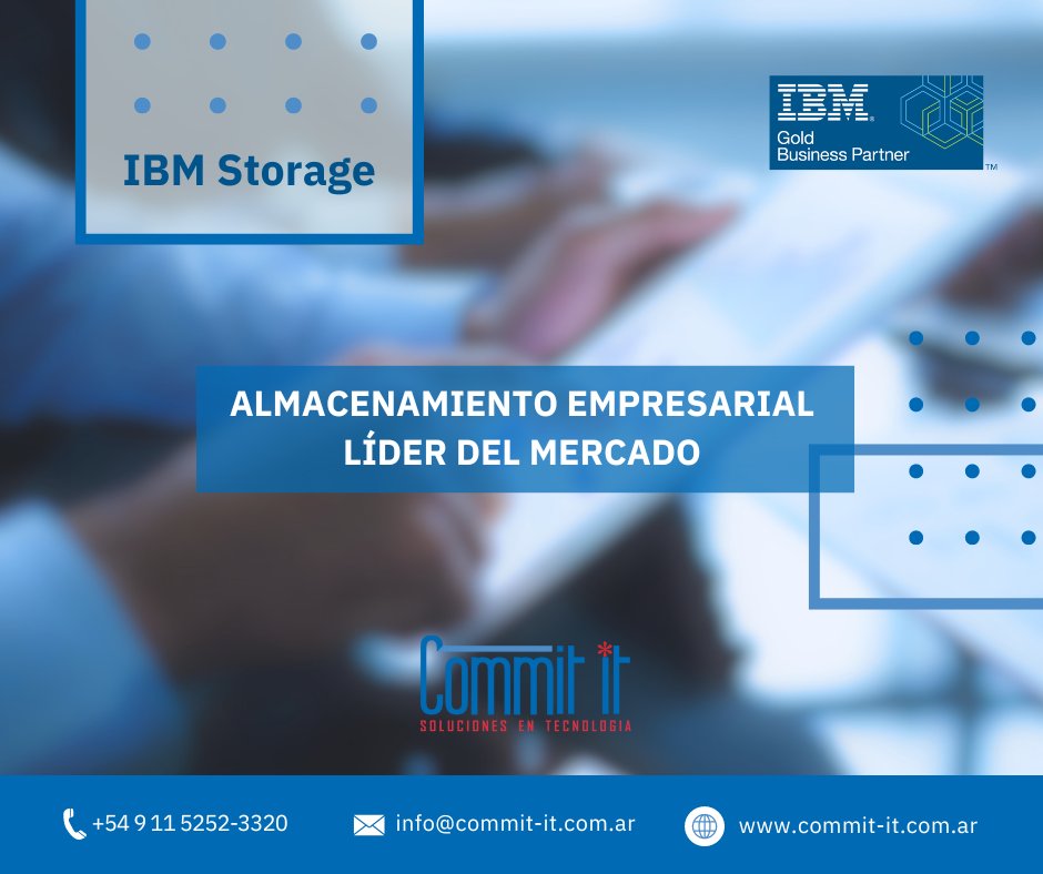 Commit_IT_Arg's tweet image. 📈 La familia de plataformas #IBMStorage #FlashSystem proporciona un rendimiento líder en el mercado, lo que le permite simplificar la complejidad operativa y agilizar la gestión y administración en cualquier entorno.

Contáctenos:
📞 +54 9 11 5252-3320
💻 commit-it.com.ar