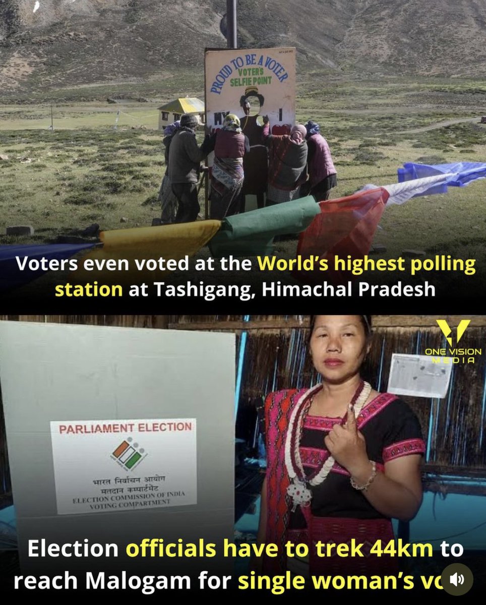 SheetalPronamo's tweet photo. No media will tell you about this great job done by Election commission of India 👇🏽👇🏽

This is real democracy of Bharat https://t.co/X7KJsDJSr6
