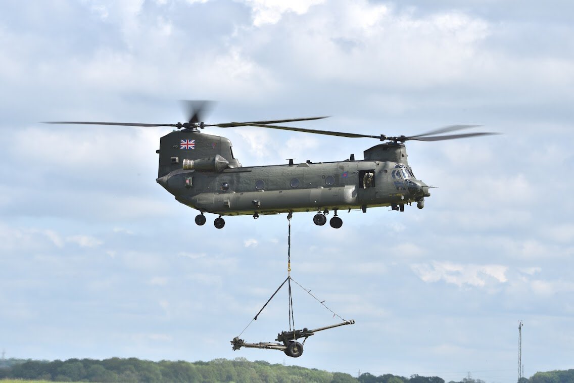 RAF Chinook Role Demonstration Team 2024 tweet media
